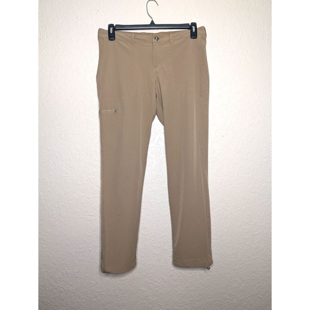 Patagonia Womens Khaki Happy Hike Pants Common Threads Partnership Size 8